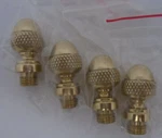 Baldwin Acorn 1092-030 Polished Brass Hinge Tips Set / 4 New 129L. Fixed Price $18.95.
