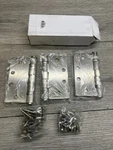 Deltana S45BBU15 4.5 In. X Heavy Duty Square Steel Hinge - Set Of 3. Fixed Price $26.99.