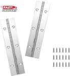 2PCS Silver 6-INCH Heavy Duty Stainless Steel Piano HINGE,2" Open Width Continuo. Fixed Price $11.71.