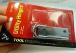 Pack Wooden Door Cabinet Chest Utility Hinges 2" Long Chrome Metal Screws. Fixed Price $8.32.