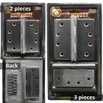 Pieces 304 Stainless Steel Heavy Duty Door Hinges 4"X4" X2.5MM. Fixed Price $15.23.
