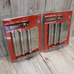 6 Pc- Everbilt 4 In. Security Door Hinge, Square Corners, Satin Nickel Finish. Fixed Price $16.99.