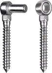 Gate Hinges, 304 Stainless Steel Wood Hinge, M12 Hook And Eye Parti. Fixed Price $20.87.
