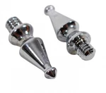 Door Hinges Bright Chrome Med Spire Finial Pair Renovator's Supply. Fixed Price $10.99.