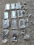 (11) Miseno MDH3502 X 3-1/2", 5/8" Radius Door Hinges Chrome. Fixed Price $39.00.