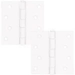 Standard Hinge, 4 Inches, Square Corner, 2-PACK, Gloss White By Stone Harbor. Fixed Price $22.18.