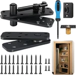 360 Stainless Steel Hidden Door Hinges For Secret Bookcase Hardware. Fixed Price $93.99.