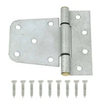 2 Pack 3.5 In. Galvanized Heavy Duty Gate Fence Tool Box Door Tee Hinges 13536. Fixed Price $24.80.