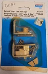 New National Hardware N115-618, Swing-n-stay Cafe Door Hinge, Brass Finish, Fs. Fixed Price $7.00.