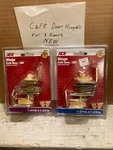 New! Ace Hardware Brass Plated Cafe Hinges 1-3/4"X 1-3/8" For 2 Doors. Fixed Price $14.99.