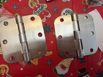 Emtek 91033US15 X3.5" Plain Bearing 5/8" Radius Corners Mortise Hinges,pair. Fixed Price $11.95.