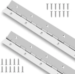 2PCS Piano Hinge 24 Inch Stainless Steel Continuous With Holes Heavy Duty. Fixed Price $42.99.