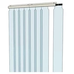 Kason Thermalflex Easimount Strip Door 38" 84"X 6" Curtain 402LA-606-3884. Fixed Price $136.00.