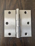 18 Pack Jiw 3.5" Square Satin Nickel Door Hinges With Screws. Fixed Price $19.99.