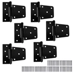 Barcaloo Heavy Duty Square Shed Door Hinges, 6 Pack - Black For Gate, .... Fixed Price $30.46.