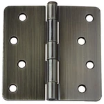 Gliderite Antique Brass Door Hinges 1/4" Radius 4014-AB-1. Fixed Price $5.99.