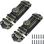 2PCS Bronze Slide Door Bolt Gate Security Lock Latch Antique Sliding Window. Fixed Price $47.99.
