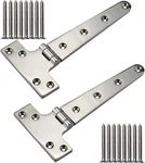 316 Stainless Steel Heavy Duty Marine Grade Hinge Cast Strap 8IN. Fixed Price $47.86.