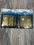 2X National Hardware 3- 1/2" Solid Brass Removable Pin Doorhinge 195-701 V513RC. Fixed Price $14.97.
