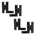 Pair Offset H-l Cabinet Hinge Wrought Iron 4" Pack 2 Renovator's Supply. Fixed Price $43.99.