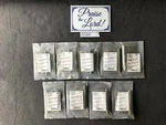 9 -- Antique Brass Hinges Hardware Essentials And 3-1/2'' Hillman H852613. Fixed Price $30.00.