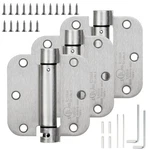 Sophia Self-closing Door Hinge 3.5 Inch Rounded 5/8 Pack, Satin Nickel. Fixed Price $32.57.
