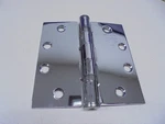 Cal-royal 4.5-IN Full Mortise Bright Chrome Knuckle Ball Bearing Door Hinge. Fixed Price $8.95.