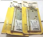 Lot Of 3-STANLEY 4" Door Hinges 69-0312. Fixed Price $18.00.