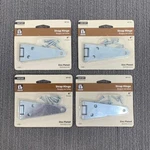 Lot Of 4 Everbilt Strap Hinge Inch Zinc-plated Heavy Duty New. Fixed Price $26.03.