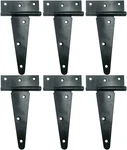 Heavy Duty Hinge Tee Shed Gate Barn Fence Door Black (6 Pcs, Inc. Fixed Price $49.99.