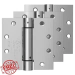 Bubxo 3 Pack Self Closing Door Hinges 4.5" Spring Loaded Square. Fixed Price $90.99.
