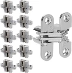 10 Packs Hidden Door Hinges Concealed Cross Invisible 180.... Fixed Price $26.26.