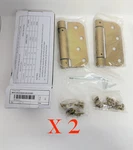 (lot Of 2) 2-PACK Penrod 4" X Adjustable Tension Spring Hinge, 5/8" Radius. Fixed Price $39.95.