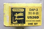 Vtg. Stanley Pivot Set For Double Acting Doors, DAP-3, US26-D, New. Fixed Price $75.24.