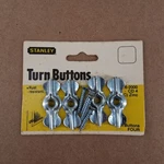 Vintage Stanley Rust Resistant Turn Buttons #76-2000 Nos UNOPENED-2B. Fixed Price $9.87.
