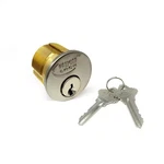 Premier Lock Mortise Cylinder Solid Brass 1-1/2IN Stainless Steel Finish Door. Fixed Price $22.09.