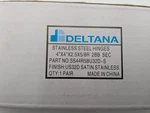 Deltana 4 X Ball Bearing 5/8" Radius Corner Full Mortise Hinge, Pair. Fixed Price $35.00.