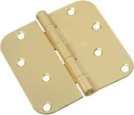 10PC National Hardware Round Corner 5/8" Satin Brass 4" Door Hinges N189-738. Fixed Price $38.00.