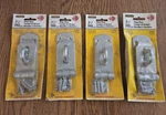 Lot Of (4) Stanley Heavy Duty Hinge Hasps 1/2", 75-5610, Galvanized. Fixed Price $24.00.