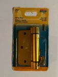 National Hardware 3 1/2 Spring Hinge, Brass Finish. N785-199 V521.. Fixed Price $10.79.