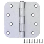 Brushed Chrome Door Hinges 6 Pack 4 Inch Removable Pin Steel Hardware. Fixed Price $31.86.