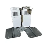 5/8" Radius Door Hinge 3.5"X3.5"- Satin Nickel (8 Pcs)- Don-jo RPB73535-58-64. Fixed Price $17.60.