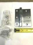 3 Each Bah BB0 171 4 1/2 US26D Nrp Full Surface Hinges With Non Rising Pin. Fixed Price $40.99.