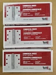 9 (3 Packs) Tell HGC10004 4-1/2" Satin Chrome Ball Bearing Commercial Hinges. Fixed Price $45.00.