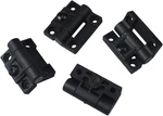 4PCS Black Plastic Hinges Countersunk Holes Door/torque Adjustable Positio. Fixed Price $14.13.