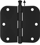 Hosom 18 Pack Rounded Door Hinges 3.5 X Inch 5/8 Radius Matte Black.. Fixed Price $33.30.