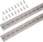 Continuous Piano Hinges, 2PCS Stainless Steel 12&APOS;&APOS;, Sliver. Fixed Price $9.66.