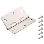 10 Pack Everbilt 3.5 Inch X 1/4 In. Radius Satin Nickel Door Hinges 14985. Fixed Price $36.00.
