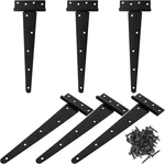 6 Pack 12 Inch T-strap Shed Hinge Heavy Duty Black Door Barn Gates.... Fixed Price $40.63.