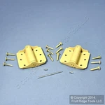 National N115-006 Full-surface Bakenamel Steel 3" Adjustable Spring Hinges 2PK. Fixed Price $16.42.